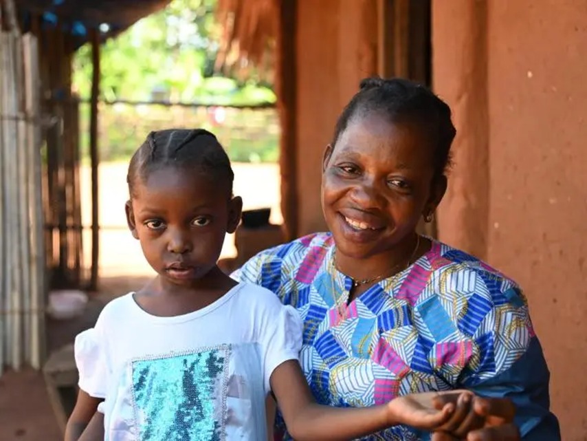 Child supported through Open Gate Foundation