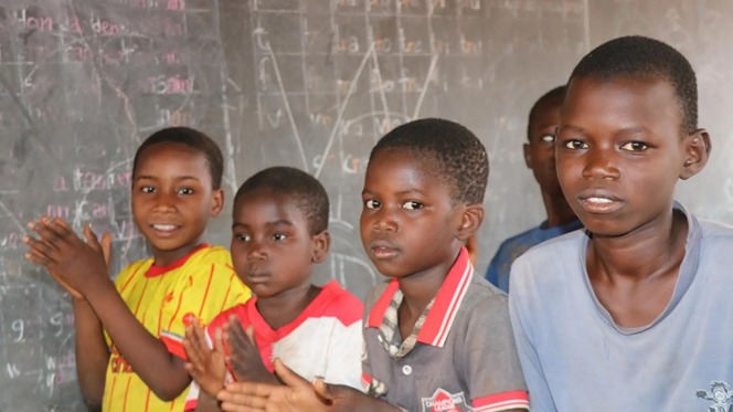 Children engaging during an OGF programme